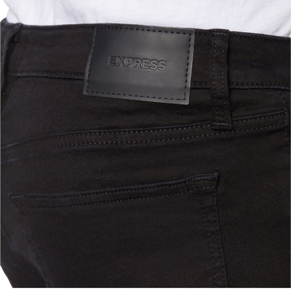 🔥NEW! Express Men’s black denim Jeans - Picture 3 of 8